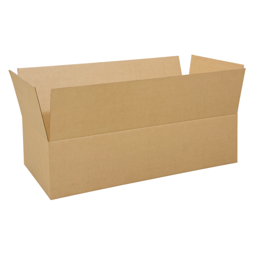 Boîte en carton ondul&eacute;, 48" lo x 24" la x 12" h, ondulations C GTA Hardware Inc