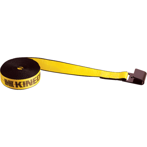 Tendeurs d'arrimage pour treuil, Crochet plat, 2" , 30' , Charge d'utilisation max. 3335 lb (1513 kg) GTA Hardware Inc