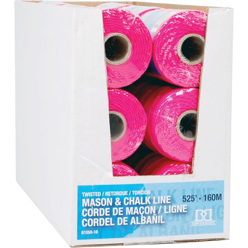 Corde pour maçon/ligne de craie, 525', Nylon GTA Hardware Inc
