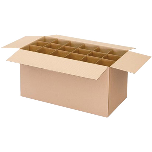 Boîte d'exp&eacute;dition pour cannettes a&eacute;rosols, 12-1/4" lo x 9-3/16" la x 10-5/16" h, ondulations C GTA Hardware Inc