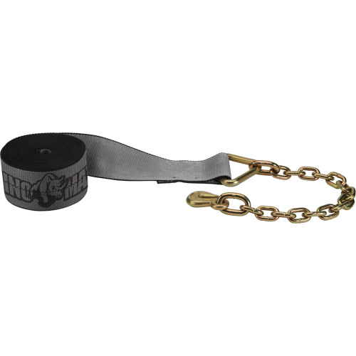Winch Strap with Chain Anchor GTA Hardware Inc