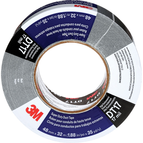 Ruban adh&eacute;sif super robuste DT17, 17 mils, Noir, 48 mm (2") x 32 m (105') GTA Hardware Inc