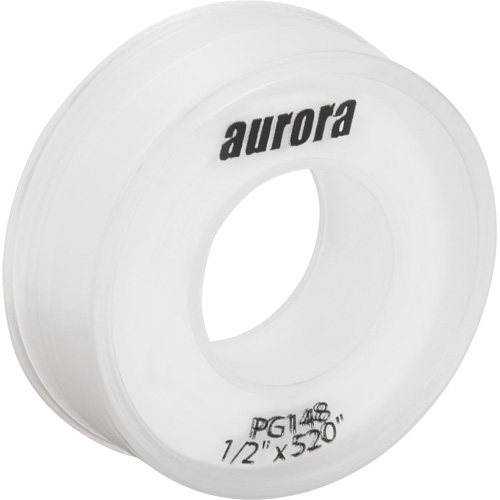 Teflon&reg; Sealing Tape, 520" L x 1/2" W, White GTA Hardware Inc