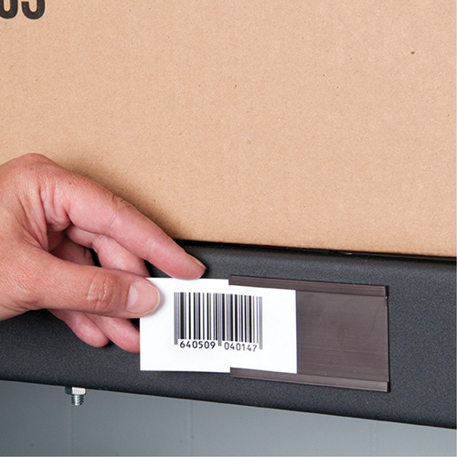 Card Holder, Magnetic, 600" L x 2" W GTA Hardware Inc