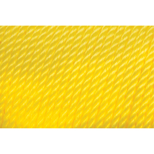 Corde jaune tress&eacute;e 1/4", Polypropyl&egrave;ne, 1300' GTA Hardware Inc