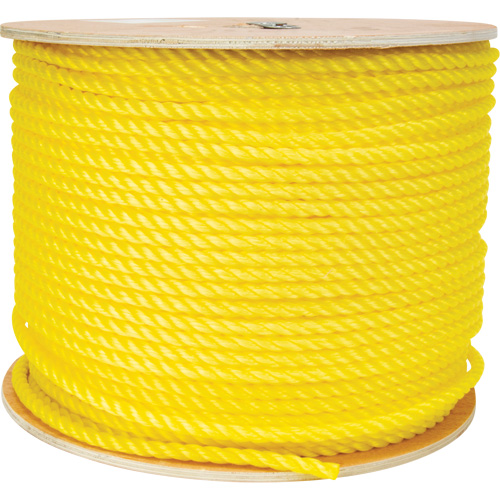 Corde jaune tress&eacute;e 3/8", Polypropyl&egrave;ne, 630' GTA Hardware Inc