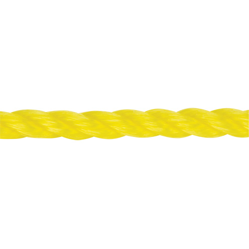 Corde jaune tress&eacute;e 3/8", Polypropyl&egrave;ne, 630' GTA Hardware Inc