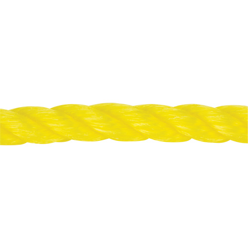 Corde jaune tress&eacute;e 1/2", Polypropyl&egrave;ne, 335' GTA Hardware Inc