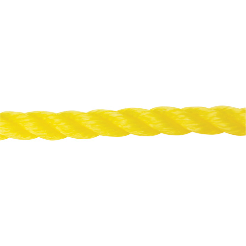 Corde jaune tress&eacute;e 5/8", Polypropyl&egrave;ne, 200' GTA Hardware Inc