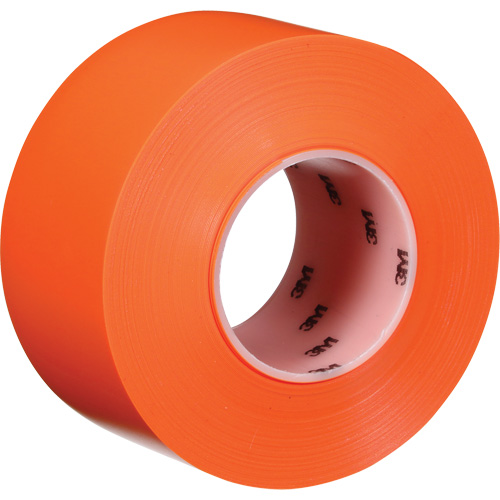 Durable Floor Marking Tape 971, 3" x 108', Vinyl, Orange GTA Hardware Inc
