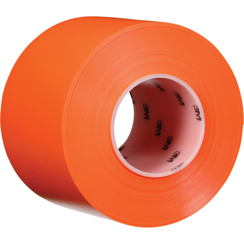 Durable Floor Marking Tape 971, 4" x 108', Vinyl, Orange GTA Hardware Inc