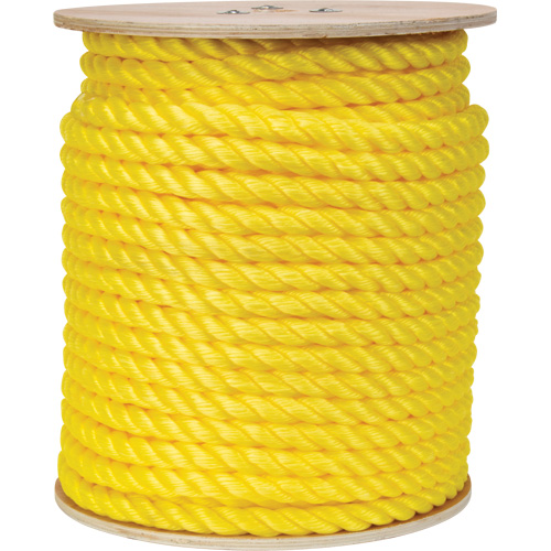 Corde jaune tress&eacute;e, Polypropyl&egrave;ne, 300' GTA Hardware Inc
