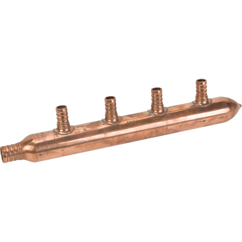 Five Branch Manifold, 3/4" Dia., Copper GTA Hardware Inc
