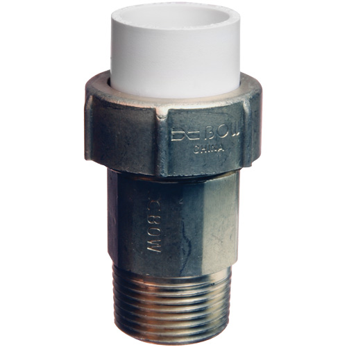 Pipe Union, 3/4", Brass/CPVC GTA Hardware Inc