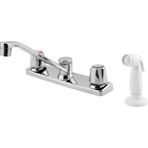Pfirst Series Kitchen Faucet with Side Sprayer GTA Hardware Inc
