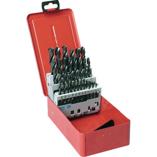 Jobber Length Drill Set, 11 Pieces, High Speed Steel GTA Hardware Inc