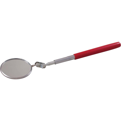 Inspection Mirror, Circular, 2-1/4" L x 2-1/4" W, Telescopic GTA Hardware Inc