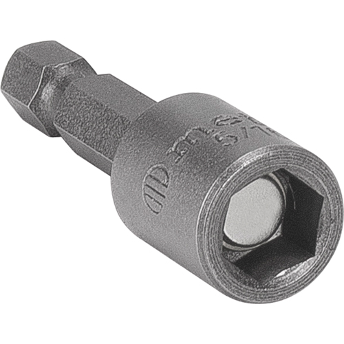 Nutsetter, 5/16" Tip, 1/4" Drive, 1-5/8" L, Magnetic GTA Hardware Inc