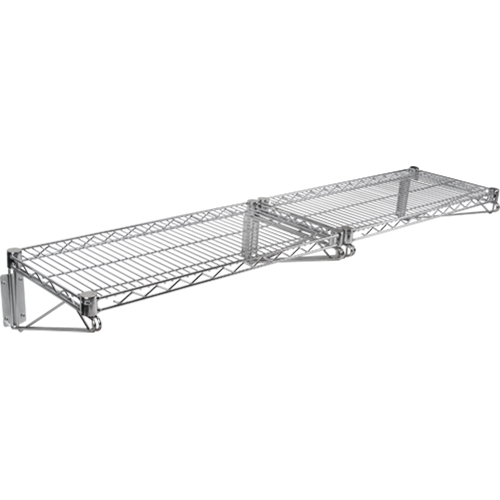 Ensemble d'&eacute;tag&egrave;re murale en treillis, Double Support, 200 lb Capacit&eacute;, 14" p GTA Hardware Inc