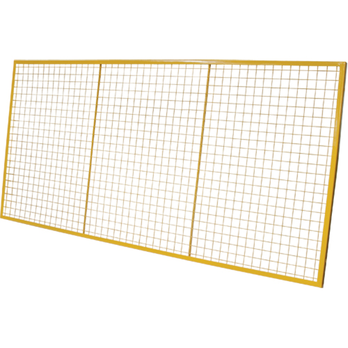 Pallet Back Rack Guards, 132" W x 48" H, 6" Brackets GTA Hardware Inc