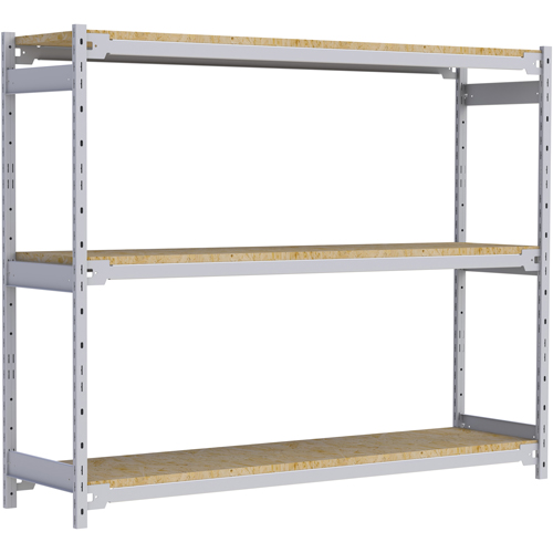 &eacute;tag&egrave;re-classeur de grande largeur, Acier, 3 Tablettes, 72" la x 18" p x 60" h GTA Hardware Inc