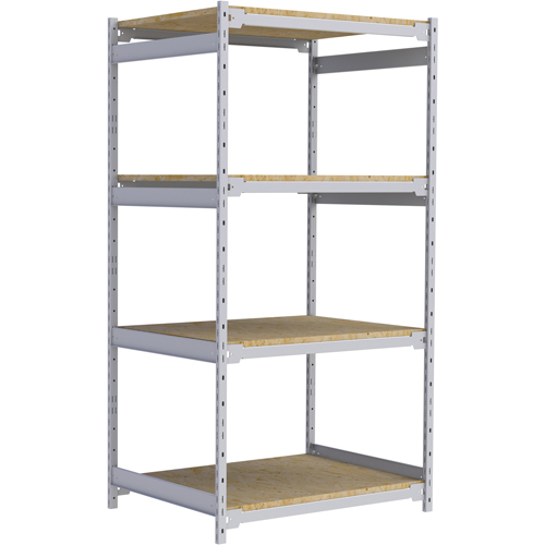 &eacute;tag&egrave;re-classeur de grande largeur, Acier, 4 Tablettes, 42" la x 32" p x 84" h GTA Hardware Inc