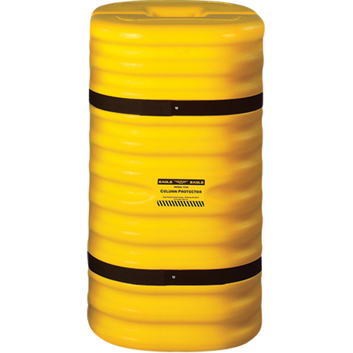 Protecteur de colonne, Ouverture int&eacute;rieure 8" x 8", 24" lo x 24" la x 42" h, Jaune GTA Hardware Inc