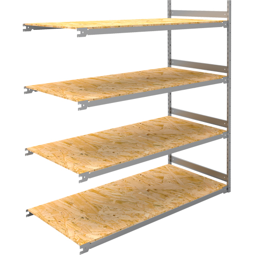 &eacute;tag&egrave;re-classeur de grande largeur, Acier, 4 Tablettes, 72" la x 32" p x 84" h, Ensemble Ajout GTA Hardware Inc