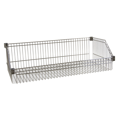 Panier-tablette en treillis m&eacute;tallique, 24" la x 48" p, Capacit&eacute; de 400 lb GTA Hardware Inc