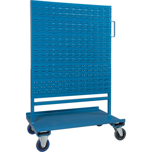 Bin/Pegboard Combo Rack, Double-sided, 38" W x 24-1/2" D x 55" H GTA Hardware Inc