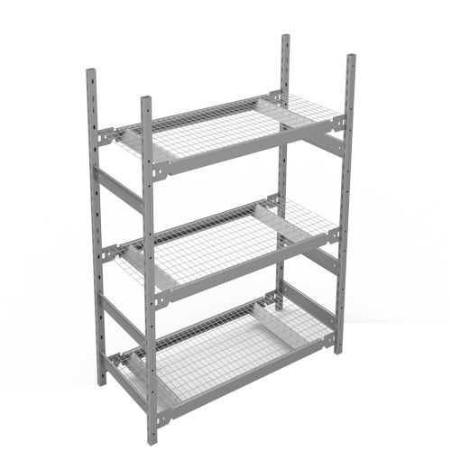 &eacute;tag&egrave;re de grande largeur, Acier, Sans boulons, Capacit&eacute; 1340 lb, 42" la x 60" h x 18" p GTA Hardware Inc
