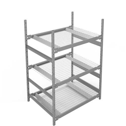 &eacute;tag&egrave;re de grande largeur, Acier, Sans boulons, Capacit&eacute; 1340 lb, 42" la x 60" h x 32" p GTA Hardware Inc
