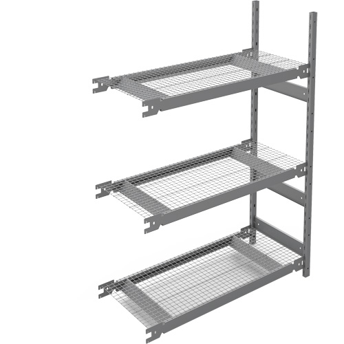 &eacute;tag&egrave;re de grande largeur, Acier, Sans boulons, Capacit&eacute; 1340 lb, 42" la x 60" h x 18" p GTA Hardware Inc