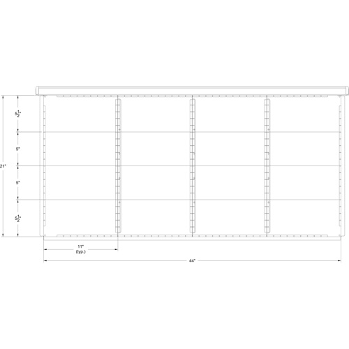 Cabinet d'entreposage &agrave; tiroirs int&eacute;gr&eacute; Interlok GTA Hardware Inc