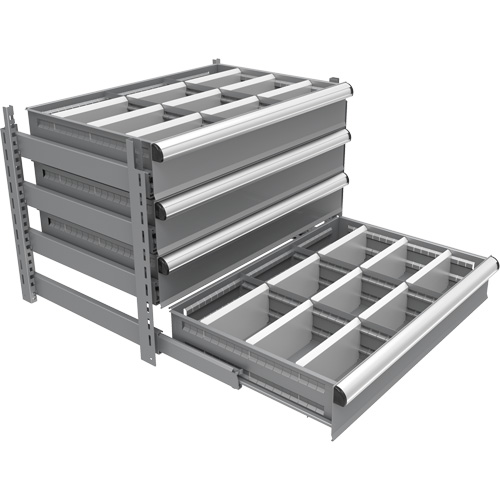 Cabinet d'entreposage &agrave; tiroirs int&eacute;gr&eacute; Interlok GTA Hardware Inc