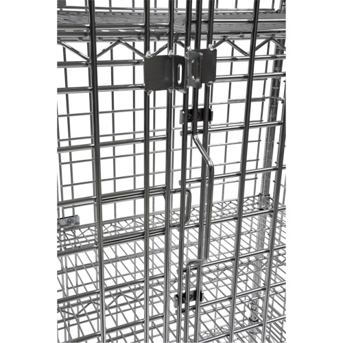 Chariot de s&eacute;curit&eacute;, Chrom&eacute;, 48" x 69" x 24", Capacit&eacute; 500 lb GTA Hardware Inc