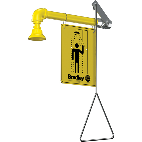 Horizontal Supply Emergency Shower Stations, Wall-Mount GTA Hardware Inc