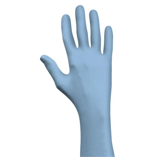 Gants jetables N-DEX, T-Grand, Nitrile, 4 mils, Sans poudre, Bleu GTA Hardware Inc