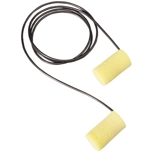 Bouchons d'oreilles m&eacute;talis&eacute; E-A-R Classic Plus de 3M, Avec cordon, Grand, Vrac - Sac en poly, NRR dB 33 GTA Hardware Inc