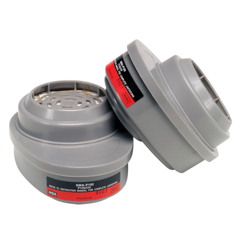 Advantage&reg; Respirator Cartridges, Gas/Vapour Cartridge, Organic Vapour/P100 GTA Hardware Inc