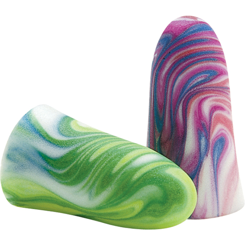 SparkPlugs&reg; Multi-Coloured Foam Earplugs, Bulk - Box GTA Hardware Inc