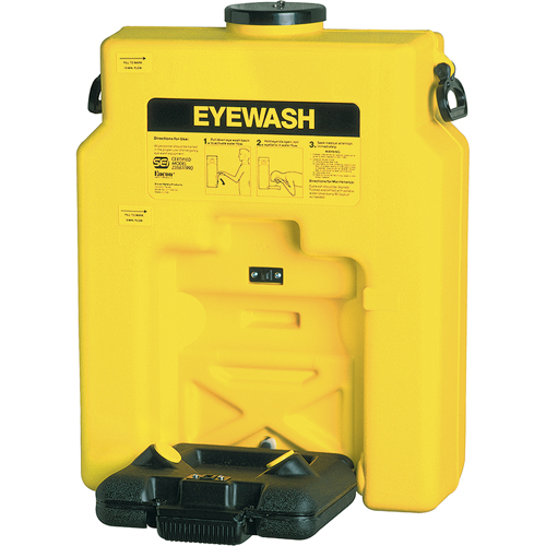Eyewash, Gravity-Fed, 14 gal. Capacity, Meets ANSI Z358.1 GTA Hardware Inc