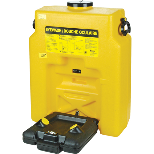 Eyewash, Gravity-Fed, 14 gal. Capacity, Meets ANSI Z358.1 GTA Hardware Inc