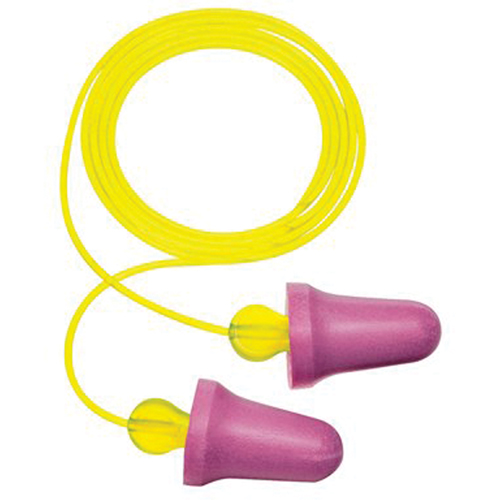 Bouchons d'oreilles en mousse sans contact E-A-R, Paire - Sac en poly, Avec cordon GTA Hardware Inc