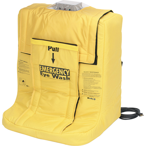 On-Site&reg; Eyewash Station With Heater Jacket, Gravity-Fed, 7 gal. Capacity, Meets ANSI Z358.1 GTA Hardware Inc