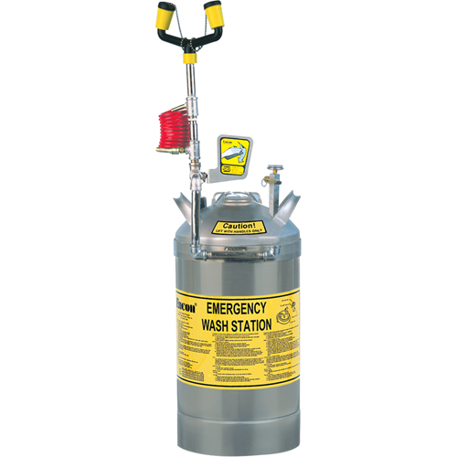 Douche oculaire autonome, Pressuris&eacute;, Capacit&eacute; 13 gal., Conformit&eacute; ANSI Z358.1 GTA Hardware Inc