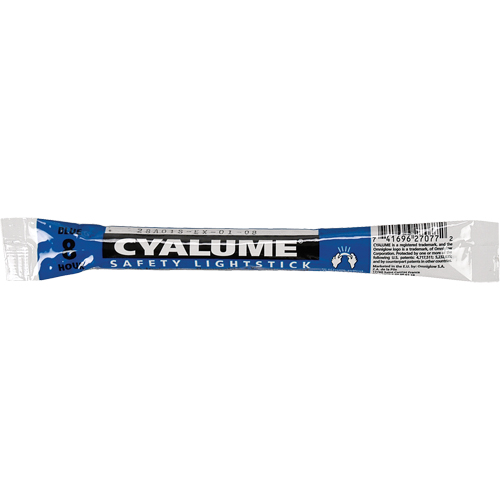 6" Cyalume&reg; Lightsticks, Blue, 8 hrs. Duration GTA Hardware Inc