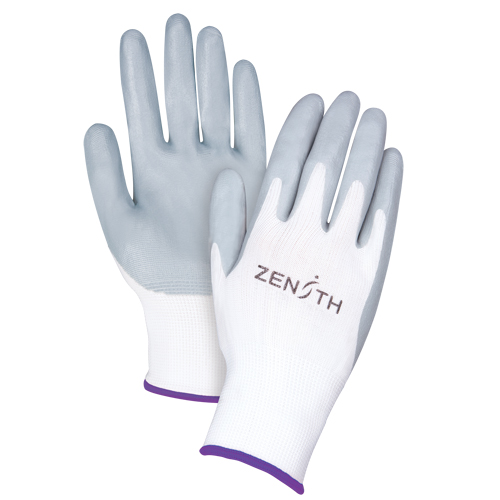 Gants l&eacute;gers enduits et respirants, 6/T-petit, R&ecirc;vetement Mousse de nitrile, Calibre 13, Enveloppe en Polyester GTA Hardware Inc