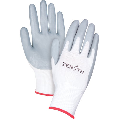 Gants l&eacute;gers enduits et respirants, 7/Petit, R&ecirc;vetement Mousse de nitrile, Calibre 13, Enveloppe en Polyester GTA Hardware Inc