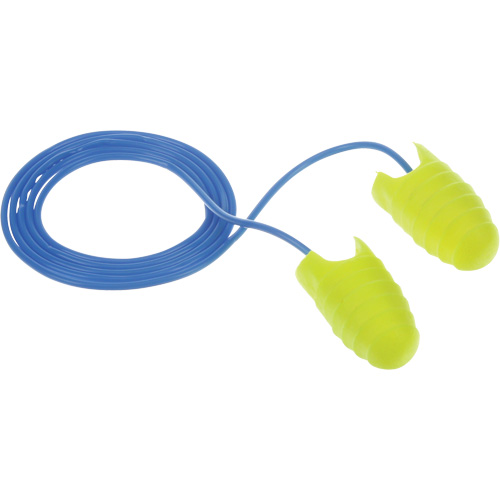 Bouchons d'oreilles avec anneaux de retenue E-A-Rsoft, Vrac - Sac en poly, Grand, Avec cordon GTA Hardware Inc